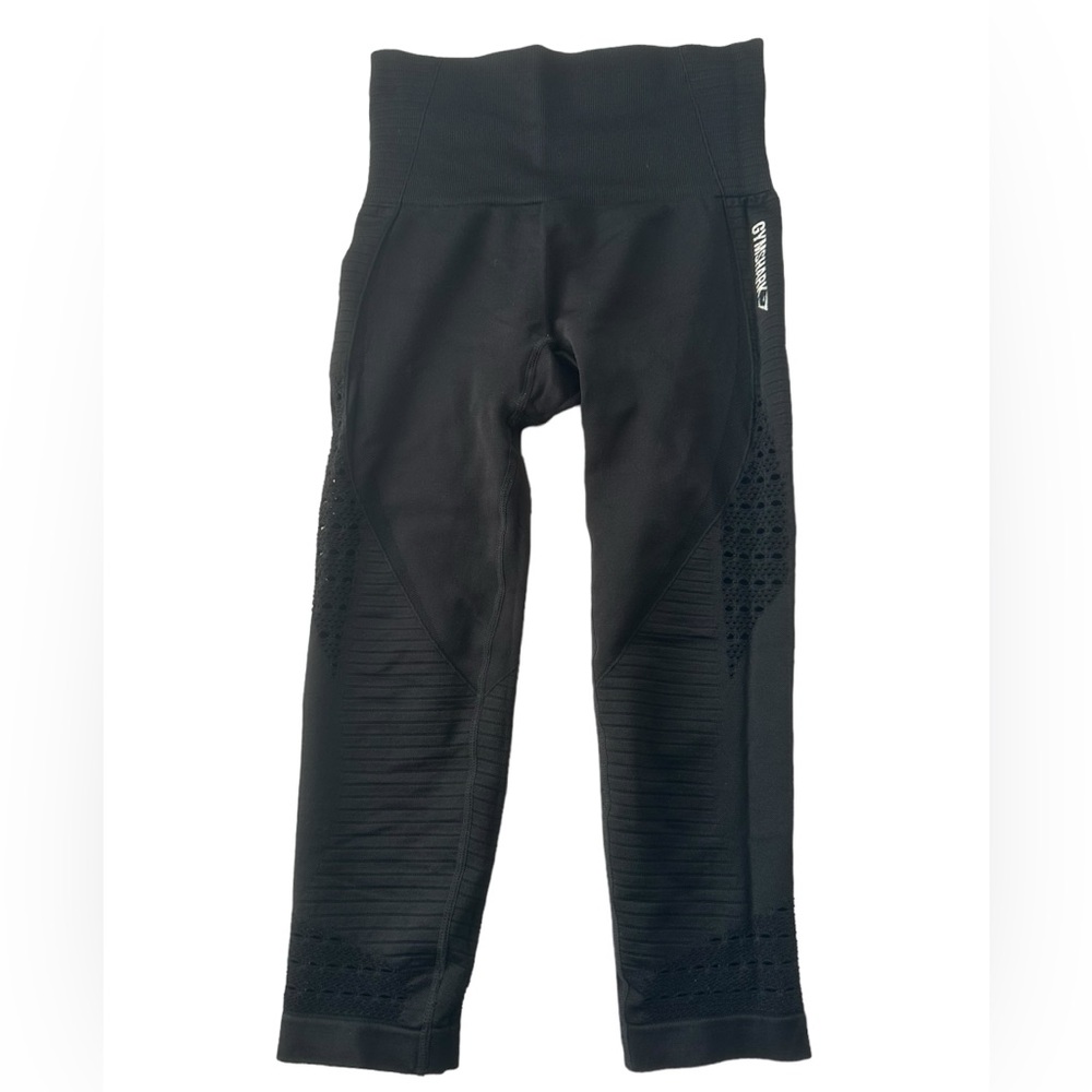 Gymshark perforated Black Leggings